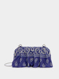 Blue Bandana Venus La Grande Clutch