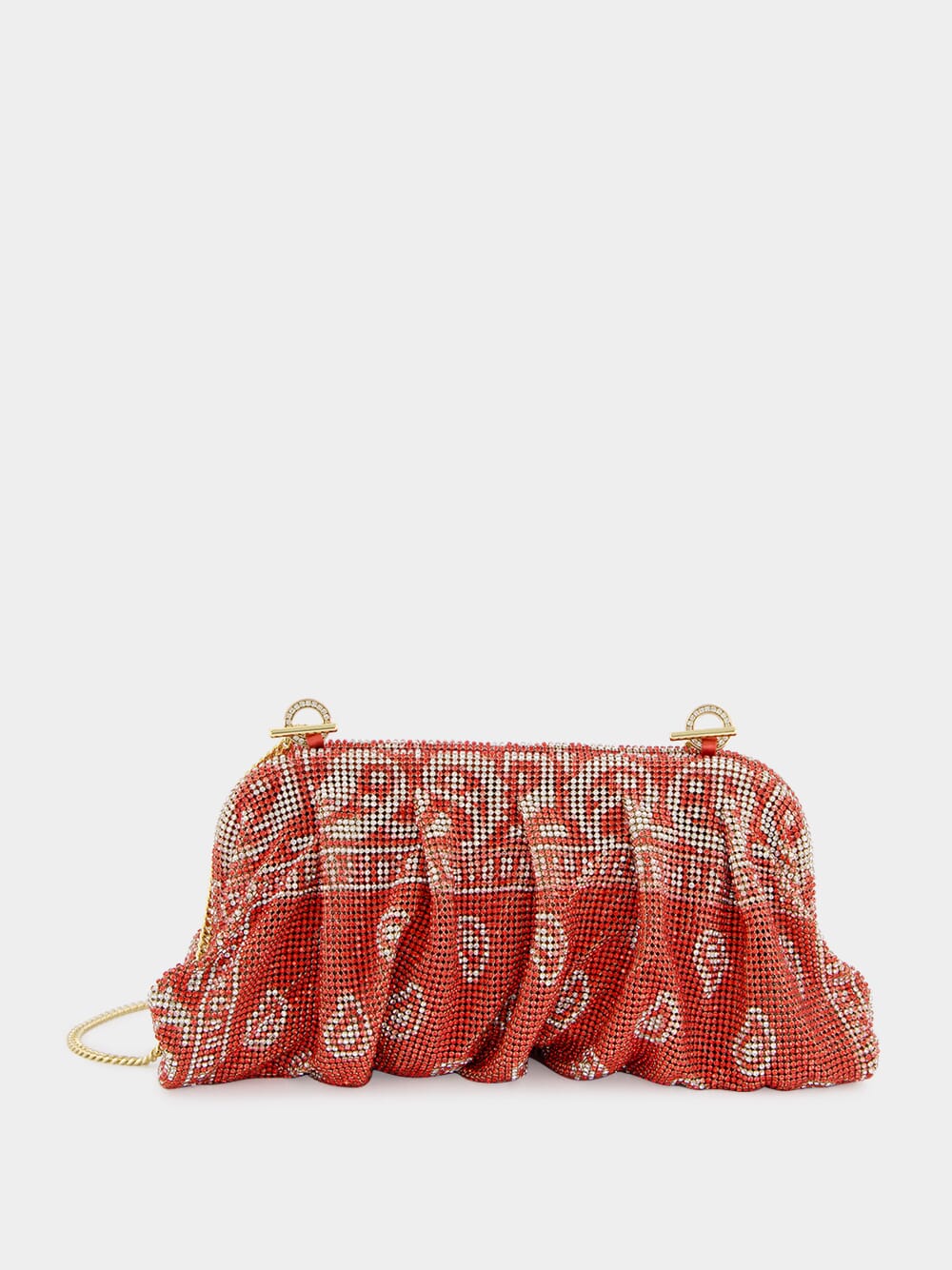 Coral Bandana Venus La Grande Clutch