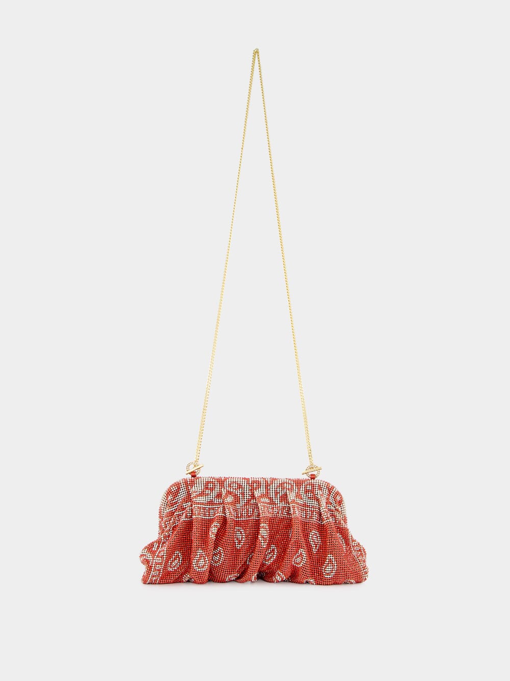 Coral Bandana Venus La Grande Clutch