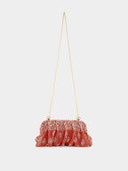 Coral Bandana Venus La Grande Clutch