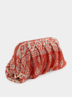 Coral Bandana Venus La Grande Clutch