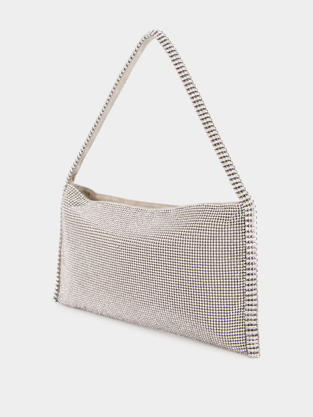 Your Best Friend La Grande Shoulder Bag Crystal on Silver
