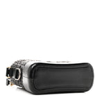 Tweed Calfskin Small Gabrielle Hobo Black