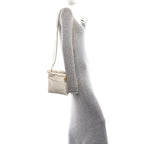 Shiny Caviar Quilted Monochrome Mini Chanel 22 White