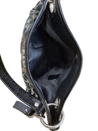 Handbag Designer By Coach In Black & Tan, Size:Medium