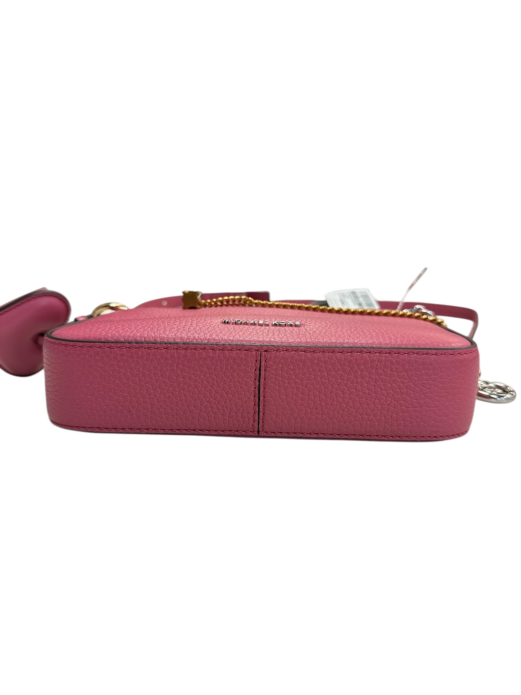 Crossbody Designer By Michael Kors In Pink, Size:Small