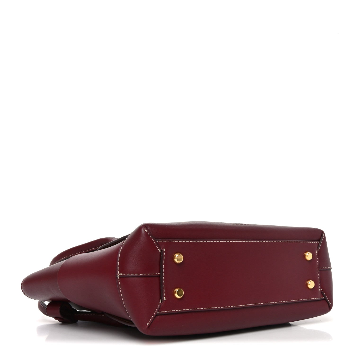 Calfskin Mini Maxi Intrecciato Arco Burgundy