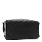 Caviar Quilted Small Chanel 25 Handbag Black