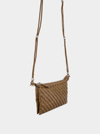 Coriandolo Pondy Leather Crossbody Bag