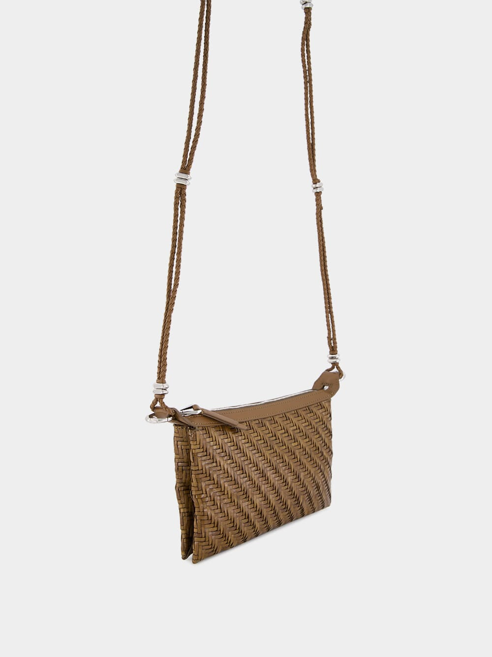 Coriandolo Pondy Leather Crossbody Bag