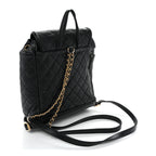 Caviar Quilted Small Filigree Backpack Black