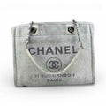 CHANEL Cream Canvas Backpack