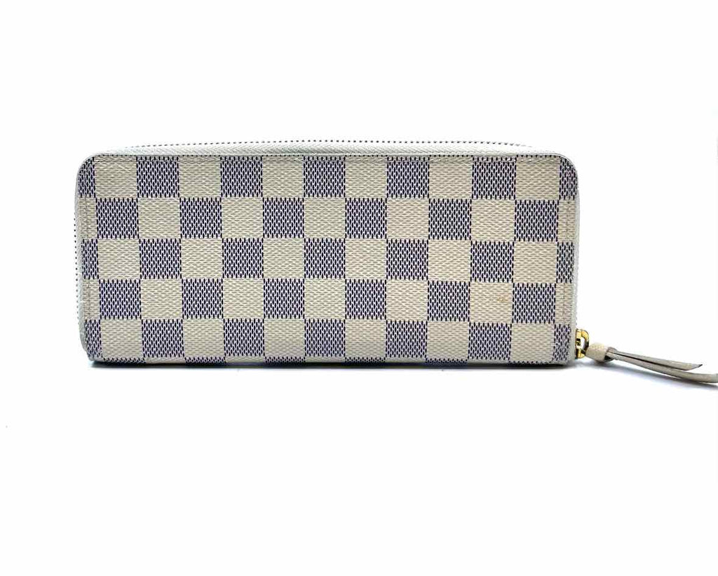LOUIS VUITTON Cream, Purple Damier Wallet