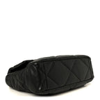 Goatskin Quilted Large Chanel 19 Flap Black
