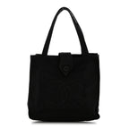 Nylon Button CC Tote Black