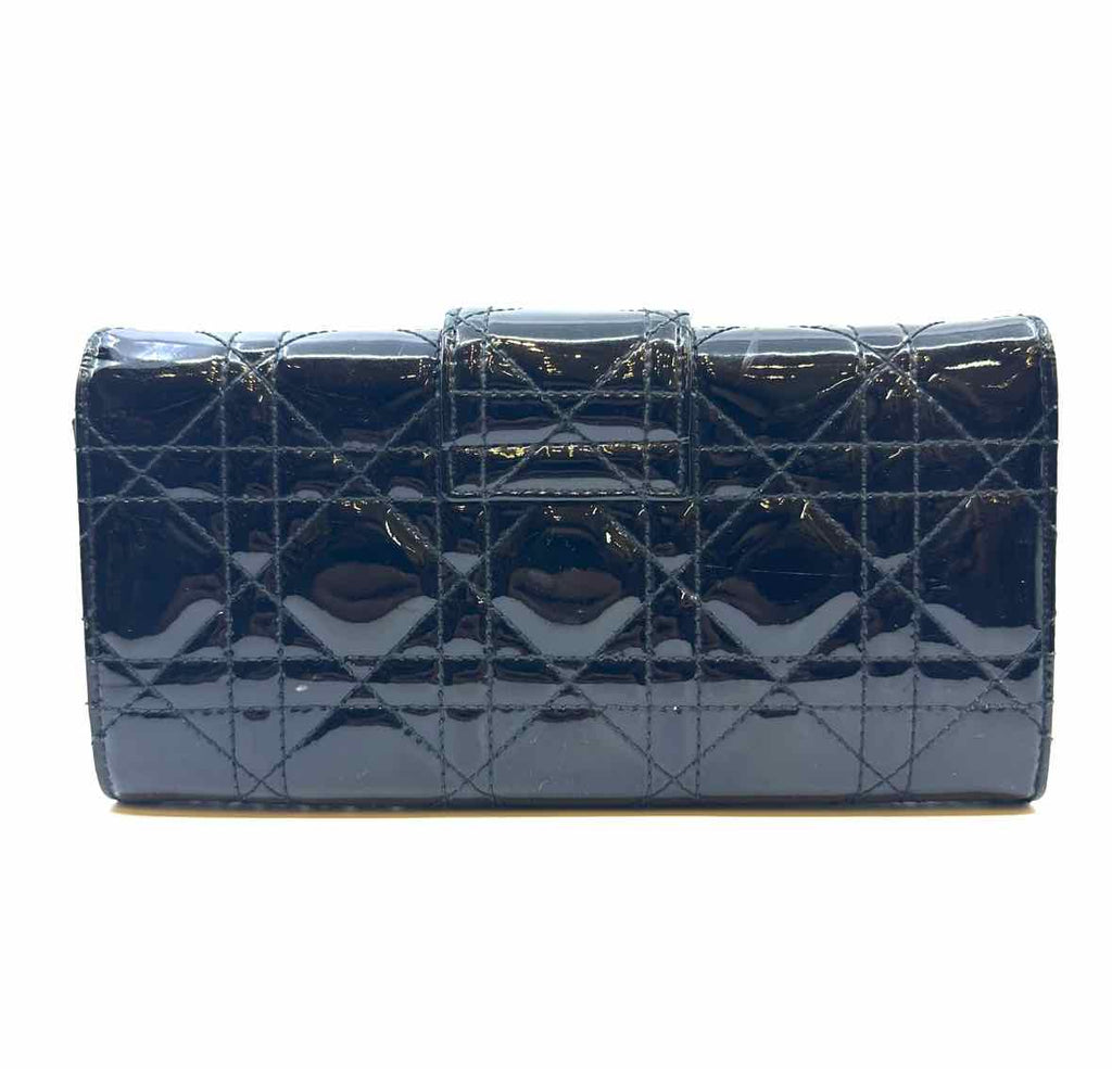 CHRISTIAN DIOR Lady Black Patent Leather Solid Handbag