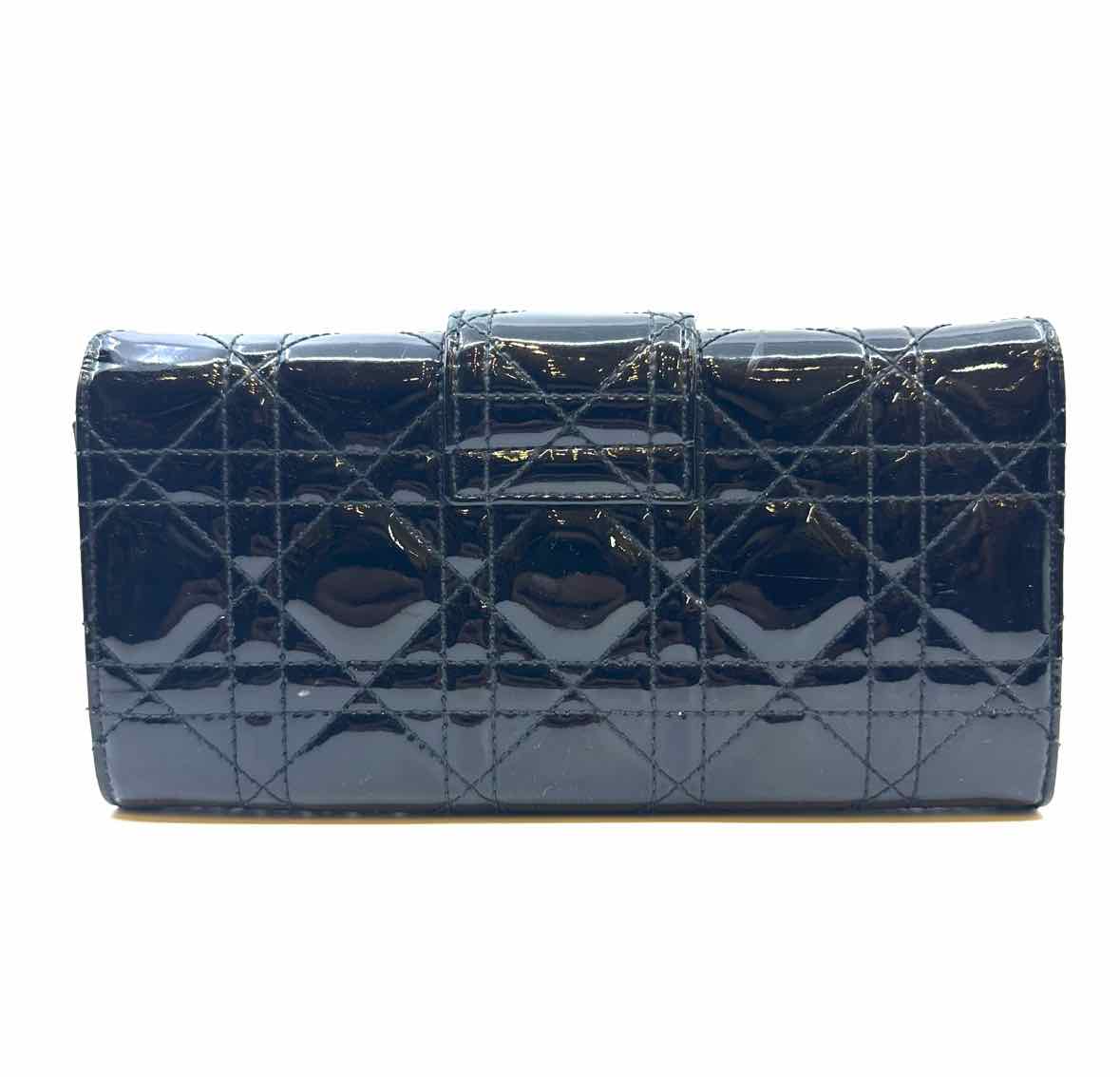 CHRISTIAN DIOR Lady Black Patent Leather Solid Handbag
