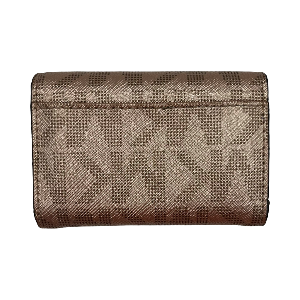Wallet Designer By Michael Kors In Rose Gold, Size:Small