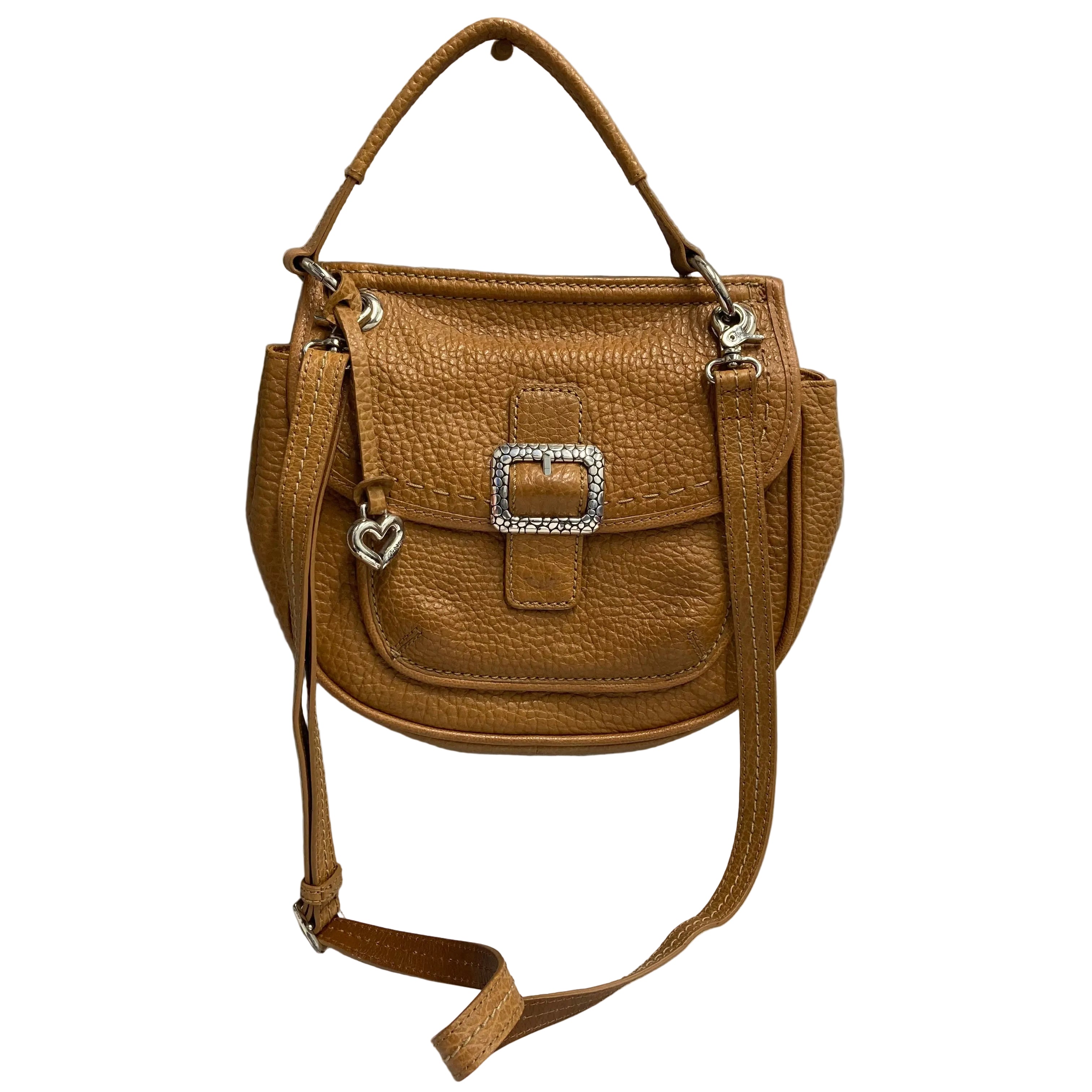 Crossbody Leather By Brighton In Brown, Size:Medium