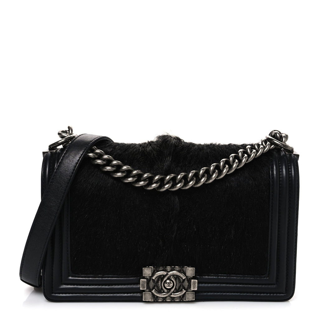 Goat Hair Medium Celtic Boy Flap Black