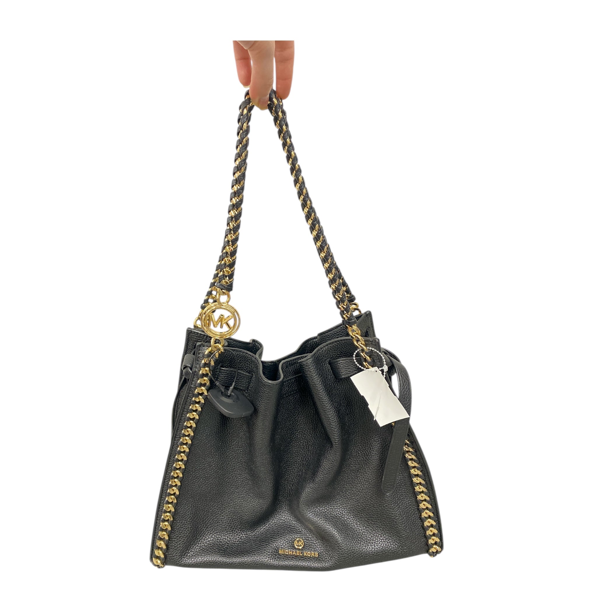 Handbag Designer By Michael Kors In Black, Size:Medium