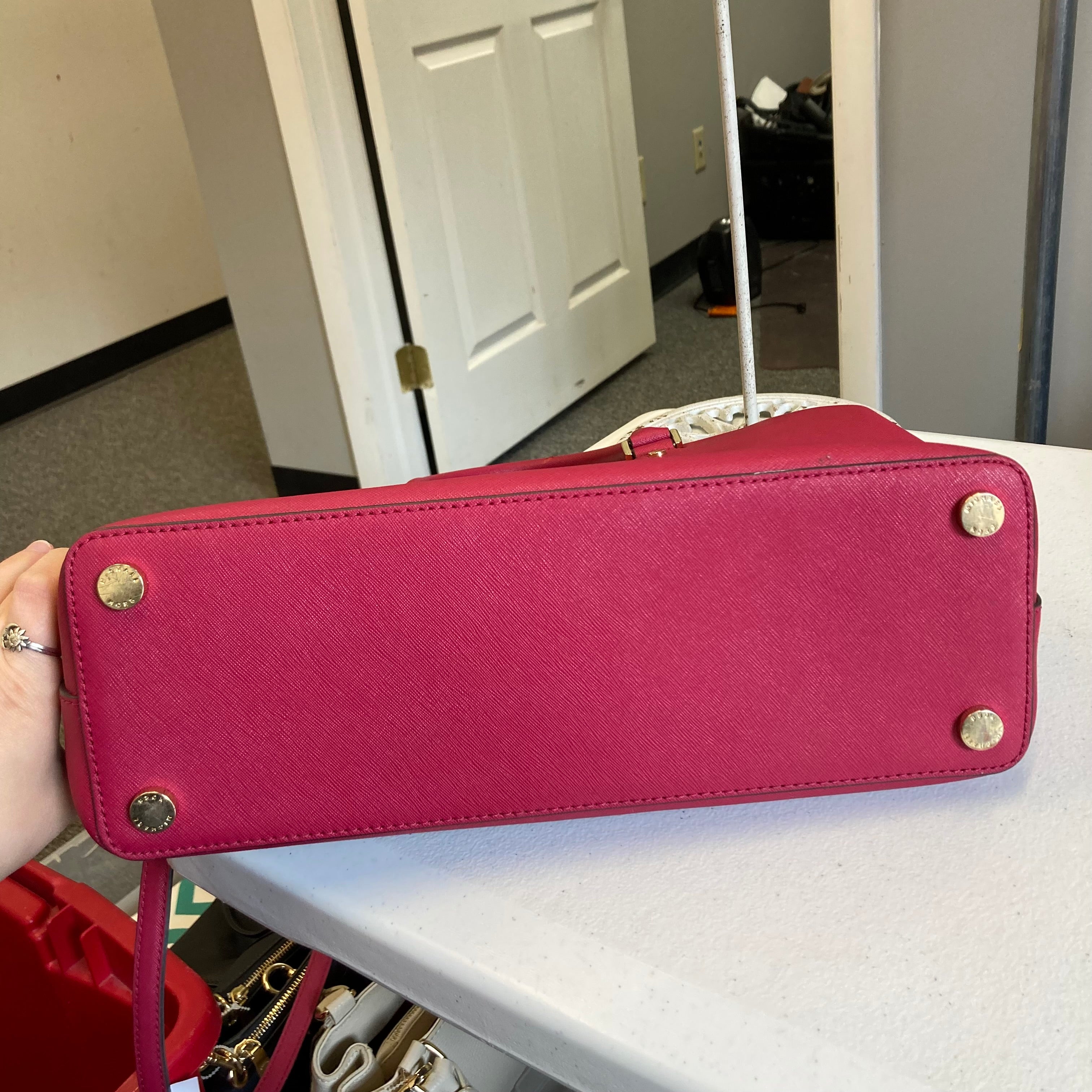 Handbag Designer By Michael Kors In Pink, Size:Large