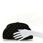 Lambskin Quilted Timeless Clutch Black