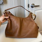 Handbag Designer By Michael Kors In Brown, Size:Medium