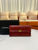 BOY CHANEL FLAP WALLET
