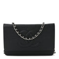 Caviar Timeless CC Wallet On Chain WOC Black