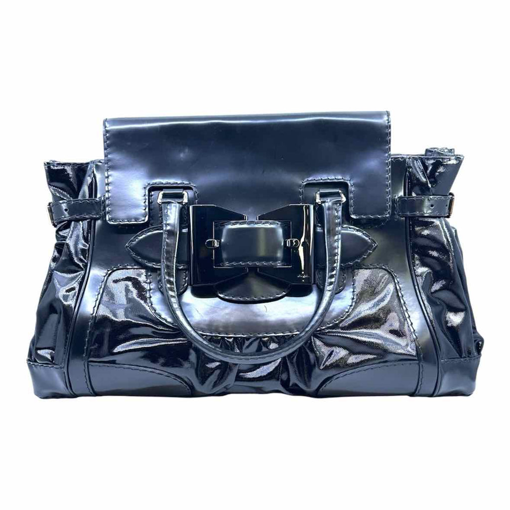 GUCCI Black Patent Leather Handbag