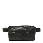 Paper Calfskin Intrecciato Cassette Belt Bag Raintree