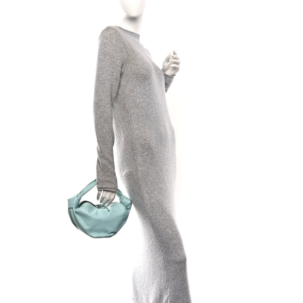 Calfskin Mini Double Knot Bag Spearmint
