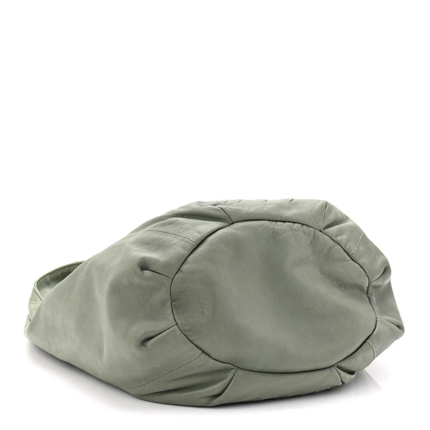 Nappa Woven Hobo Aloe