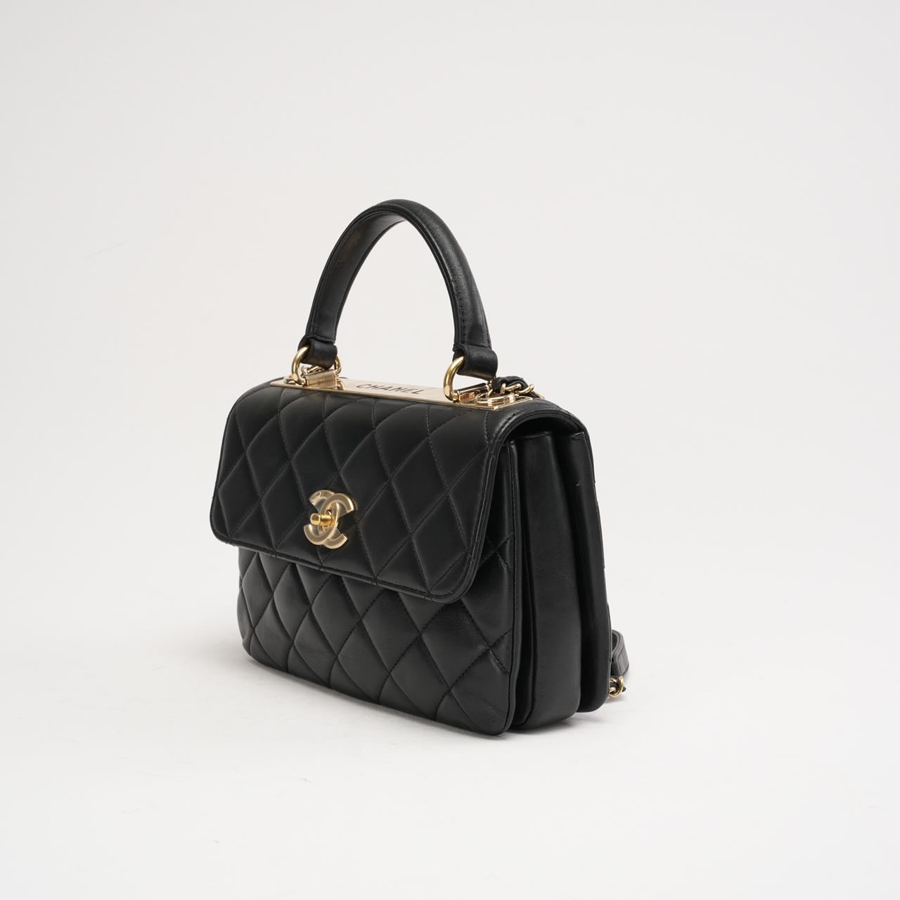 Chanel Medium Trendy CC Lamb Black 2018