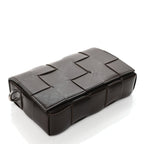 Calfskin Maxi Intrecciato Versatile Cassette Bag Brown