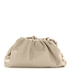 Smooth Butter Calf The Pouch Oversized Clutch Plaster