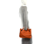 Nappa Intrecciato Bella Tote Orange
