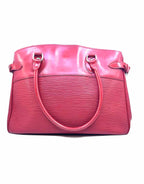 LOUIS VUITTON Passy GM Red Leather Epi Handbag