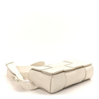 Nappa Maxi Intreccio The Belt Cassette Bag White