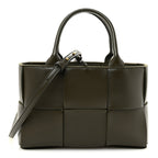 Nappa Maxi Intrecciato Mini Arco Tote Mud