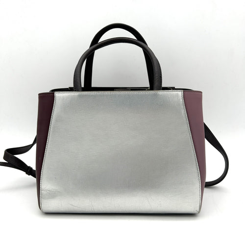2jours leather crossbody bag Fendi Multicolour in Leather  LA10723