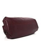 Smooth Butter Calf The Pouch Oversized Clutch Bordeaux