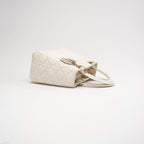 Dior Lady Dior Medium Bag White Lambskin (2019)