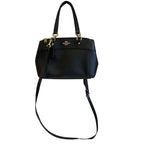 Handbag Designer By Coach In Black, Size:Small