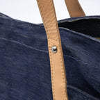 Chanel Denim CC Flower Tote Bag
