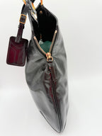 Handbag Luxury Designer By Yves Saint Laurent In Black, Size:Medium