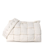 Nylon Intrecciato Padded Tech Maxi Cassette Bag White