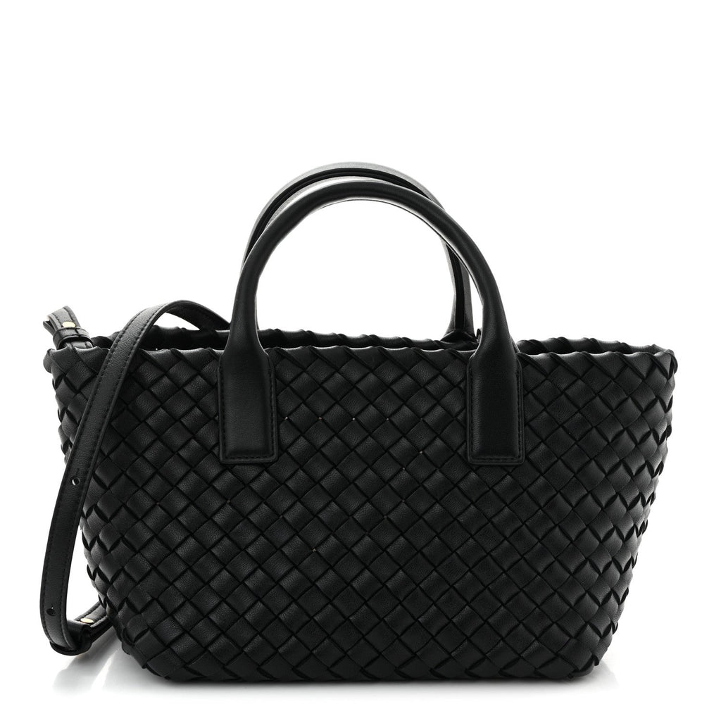 Nappa Intrecciato Mini Cabat Black