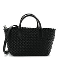 Nappa Intrecciato Mini Cabat Black